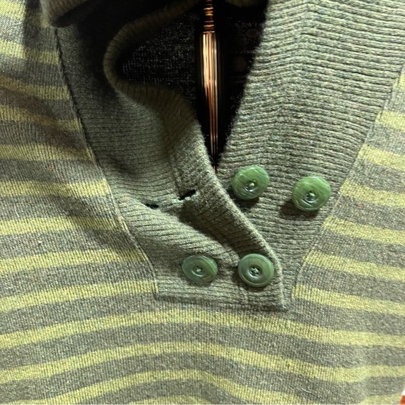 Mountain Hardwear Green Merino Wool Blend Sweater with Hoodie XS - Picture 7 of 11